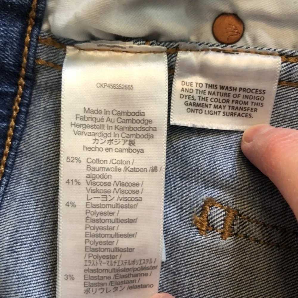MADEWELL Mid-Rise Stovepipe Blue Jean Size 25